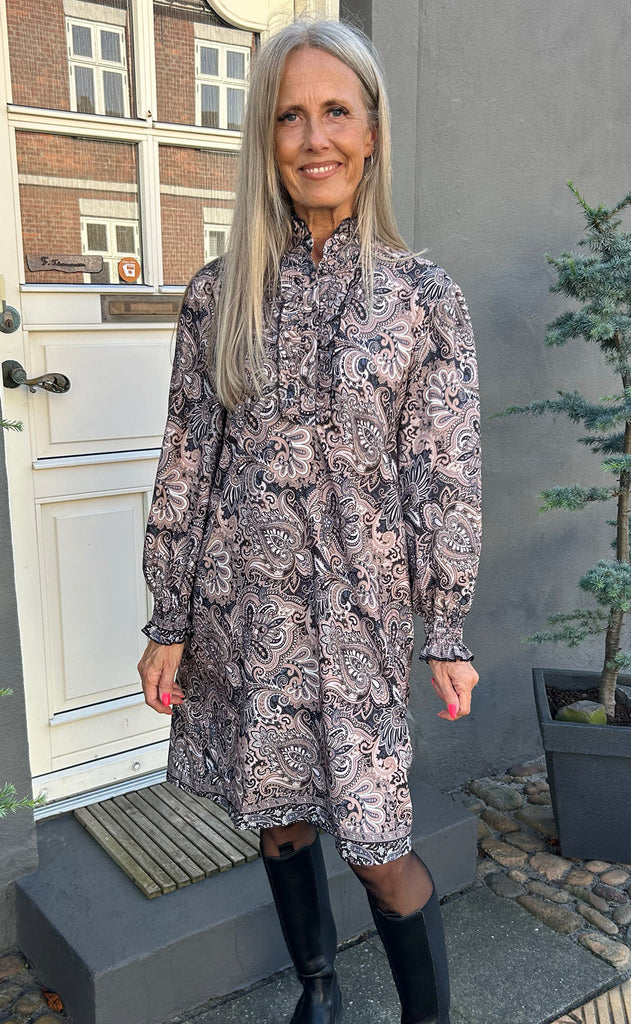 INA Copenhagen Kjole - Paulina - Mixed Paisley