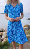 INA Copenhagen Kjole - Victoria - Blue Flower
