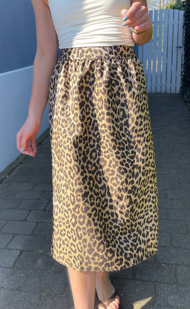 INA Copenhagen Nederdel - Patricia - Shiny Leopard