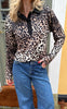 INA Copenhagen Polo / Bluse - Amira - Leopard