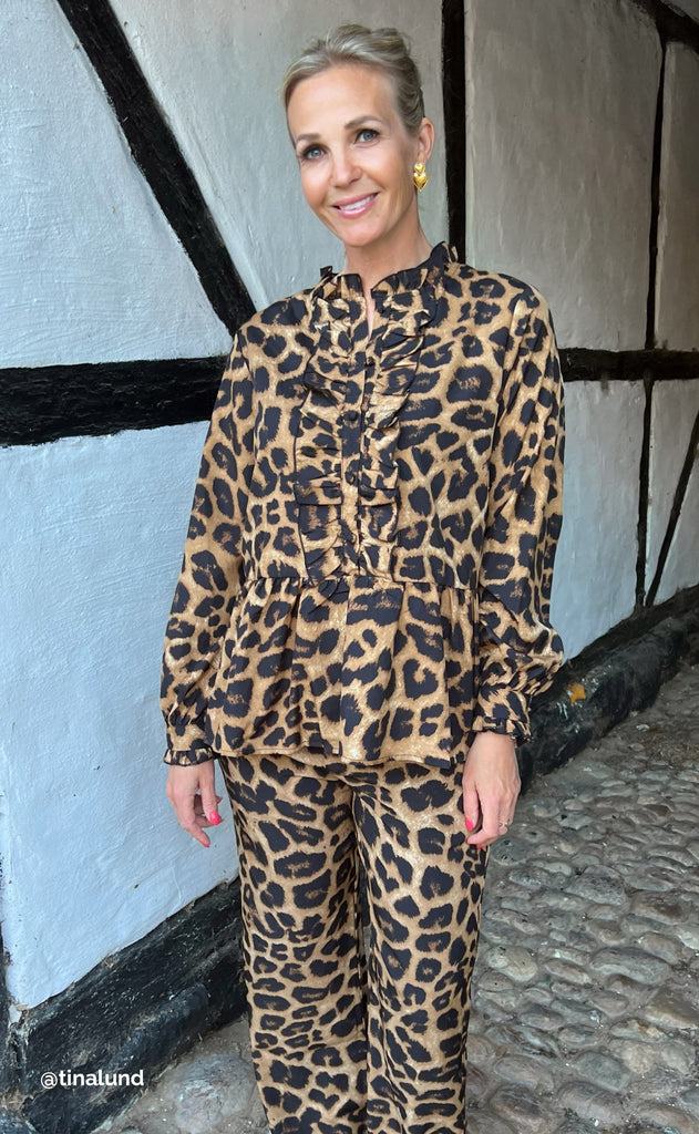 INA Copenhagen Skjorte - Evie - Leopard