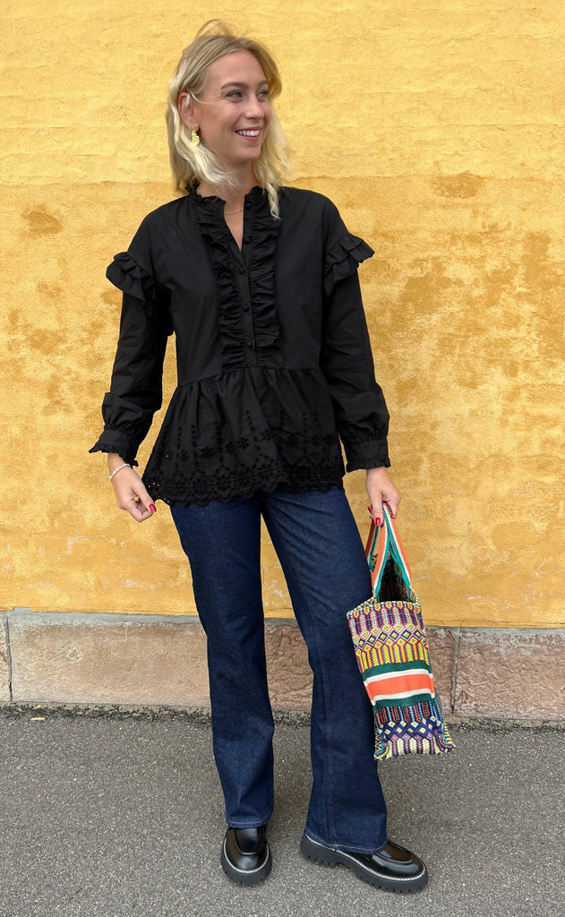 INA Copenhagen Skjorte - Frida - Black