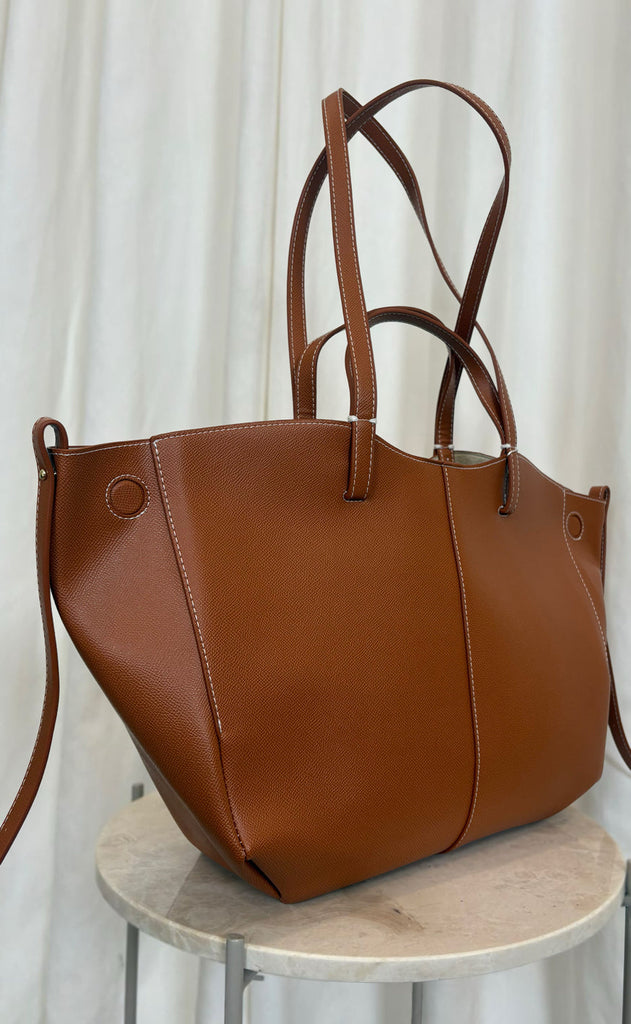 INA Copenhagen Taske - Malou - Camel