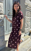 Say NA Copenhagen Kjole - Hella - Bordeaux W. Pink Dots