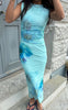 Say INA Copenhagen Kjole - Anna Mesh - Big Blue Flowers