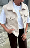 Say INA Copenhagen Vest - Fie - Beige