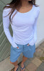 Say INA Copenhagen Bluse - Linea - White