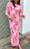 Say INA Copenhagen - Pernille Plisse Dress - Paradise Flowers