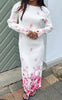 Say INA Copenhagen - Pernille Plisse Dress - Pink Flower Heaven