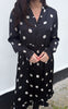 Say INA Copenhagen Kjole - Catja - Black W. Big Dots