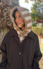 Say INA Copenhagen Balaclava - Cheryl - Latte / Beige Striped