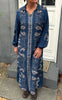 Say INA Copenhagen Kjole - Christel - Navy Blue w. Flower Paisley Print