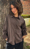 Say INA Copenhagen Skjorte - Vega - Dark Brown Check