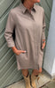 Say INA Copenhagen Kjole - Karin - Brown