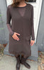 Say INA Copenhagen Kjole - Jessi Lace Spencer - Dark Brown