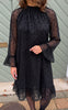 Say INA Copenhagen Kjole - Aria - Black w. Black Dots