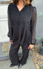 Say INA Copenhagen Bluse - Annabell - Black W. Black Dots