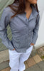 Say INA Copenhagen - Cali Fitted Shirt - Blue Checks