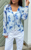 Say INA Copenhagen Top - Laila - Blue Flowers