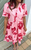 Say INA Copenhagen Kjole - Catja Summer - Rosy Flower