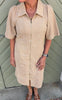 Say NA Copenhagen Kjole - Nora - Beige Corduroy