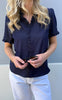 Say INA Copenhagen Top - Catja - Blue Denim