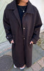 Say INA Copenhagen Frakke - Vienna - Dark Brown