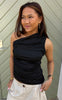 Say INA Copenhagen Top - Christina - Black