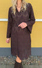 Say INA Copenhagen Kjole - Alicia - Dark Brown