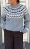 Say INA Copenhagen Strik - Winka - Grey/Cream Pattern