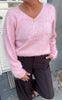 Say INA Copenhagen Strik - Riley V-Neck - Light Pink