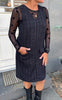 Say INA Copenhagen Kjole - Jessi Spencer - Black Tweed