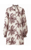 Say INA Copenhagen Kjole - Augusta - White W. Red Embroidery