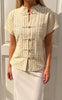 Say INA Copenhagen Top - Louise - Beige Striped