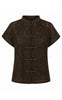 Say INA Copenhagen Top - Louise Lace - Dark Brown