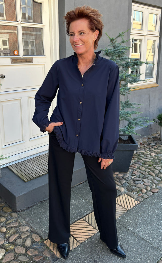 INA Copenhagen Skjorte - Annali - Navy Blue