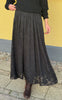 Say INA Copenhagen Nederdel - Luna - Black Flower