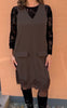 Say INA Copenhagen Kjole - Jessi Lace Spencer - Dark Brown