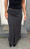 Say INA Copenhagen Nederdel - Juliane - Black w. White Dots