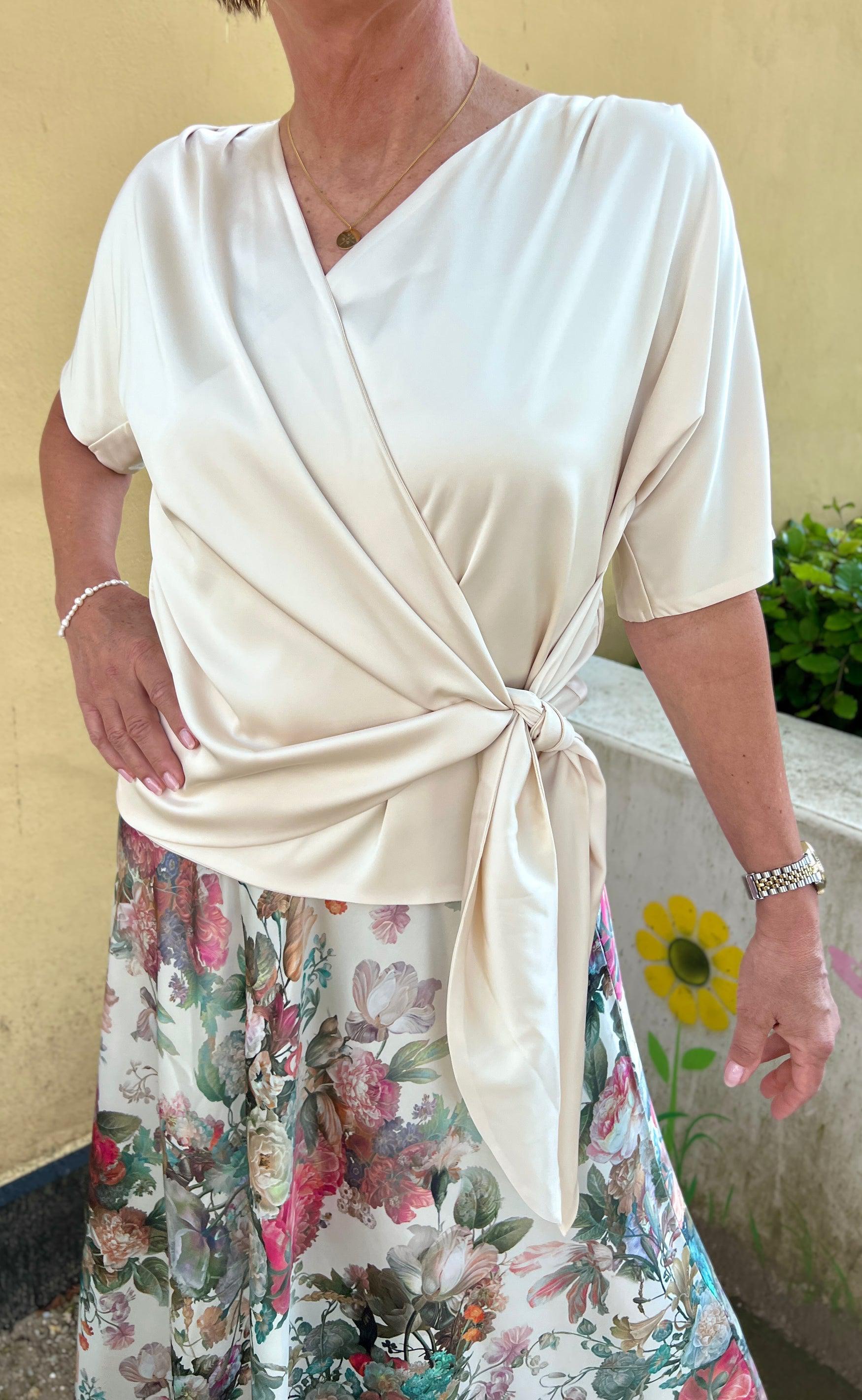 Karmamia Copenhagen Bluse - Dagmar - Ivory