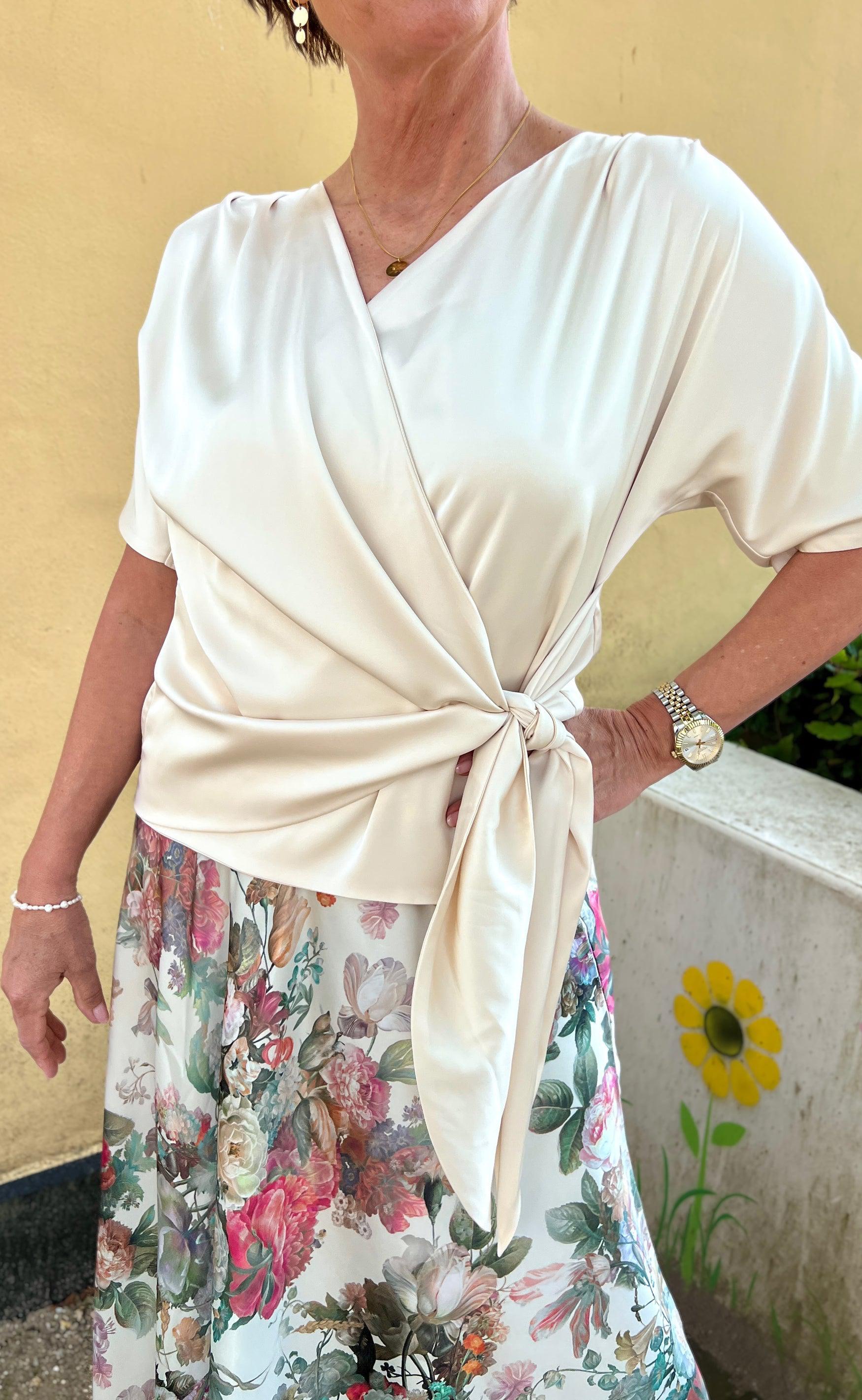 Karmamia Copenhagen Bluse - Dagmar - Ivory