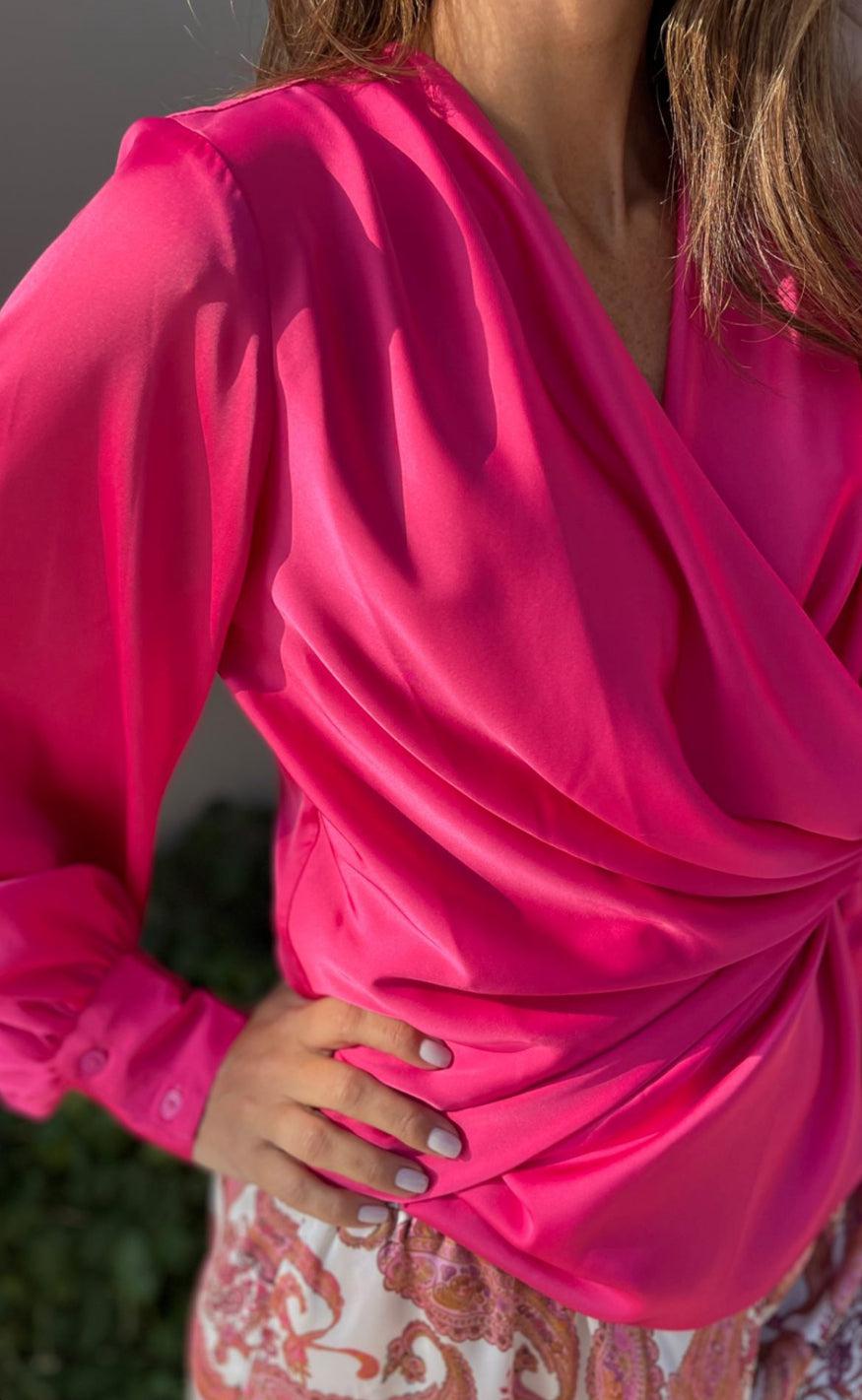 Karmamia Copenhagen Bluse - Ines - Rose Violet
