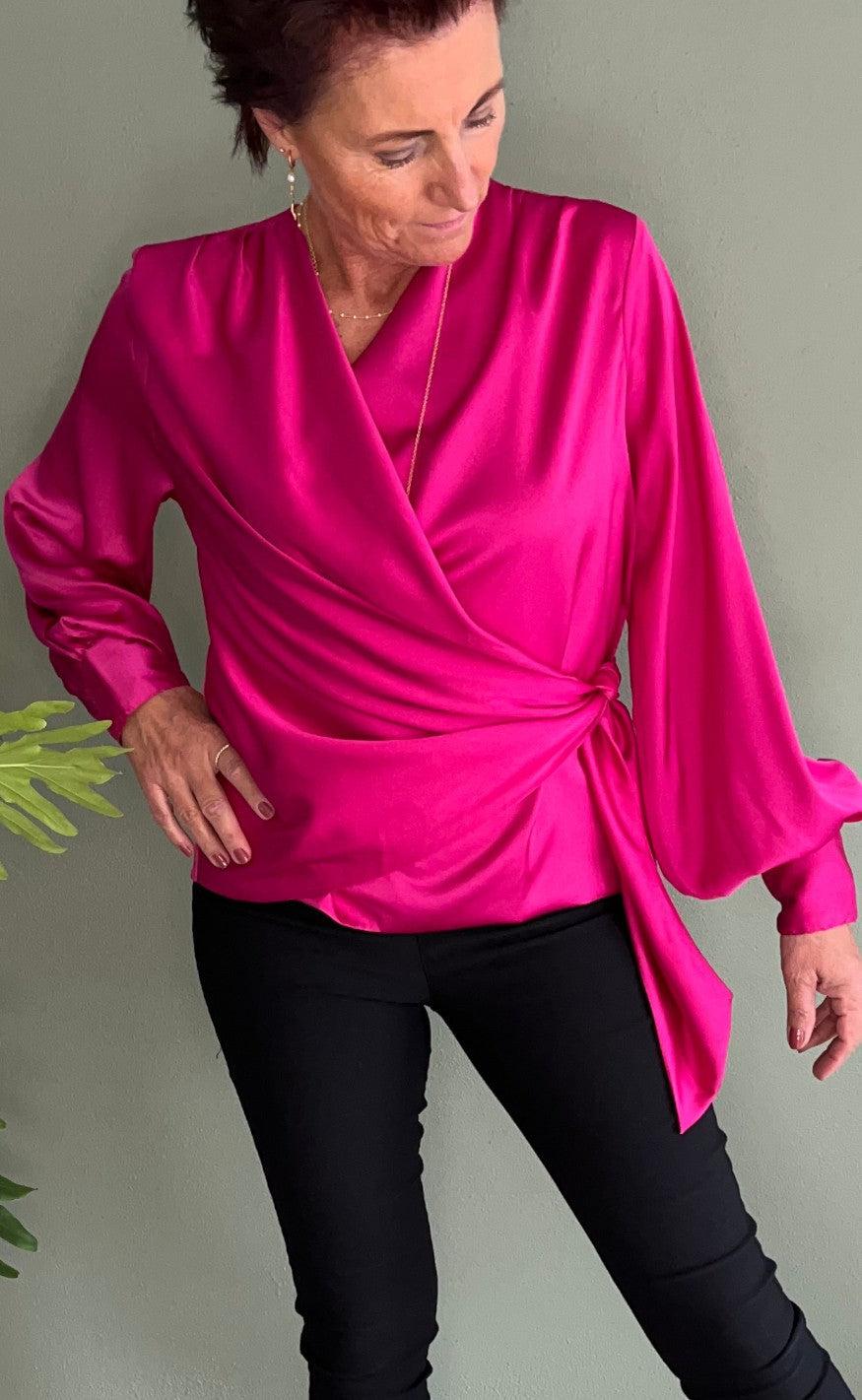 Karmamia Copenhagen Bluse - Ines - Rose Violet