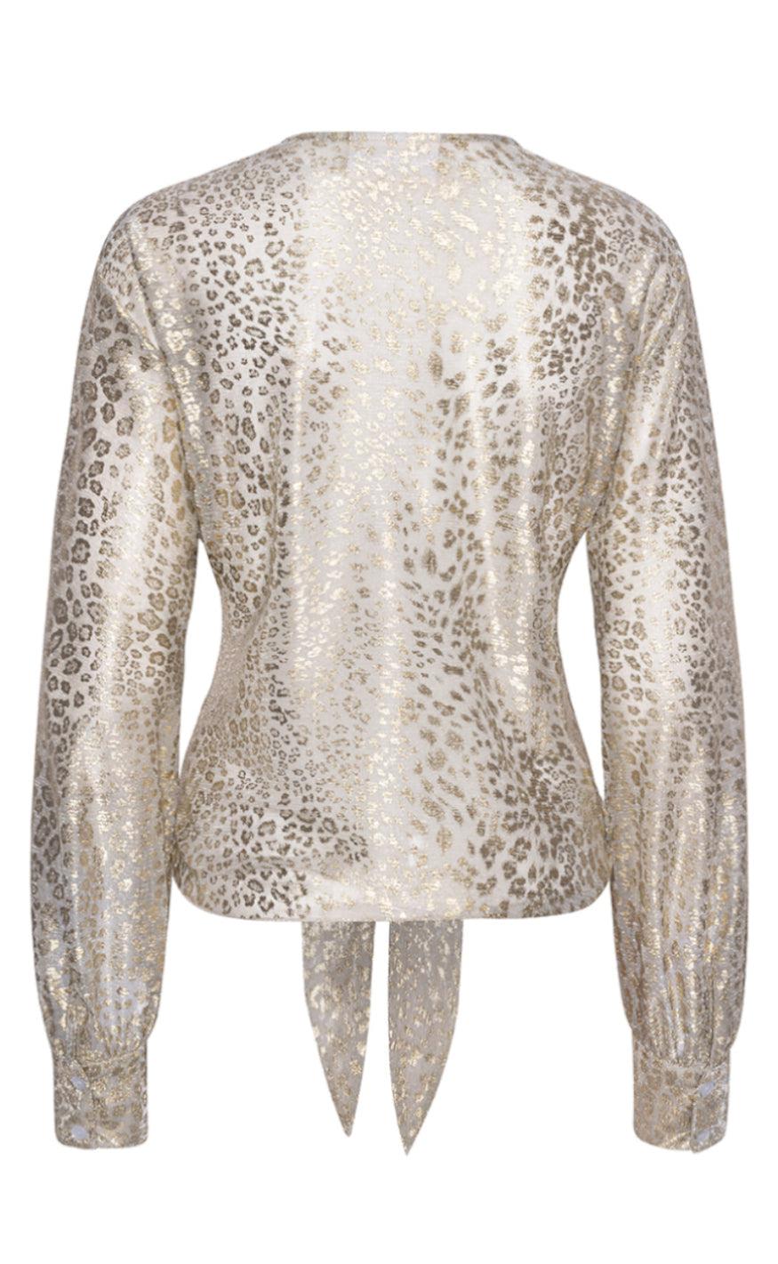 Karmamia Copenhagen Bluse - Rio - White Leo