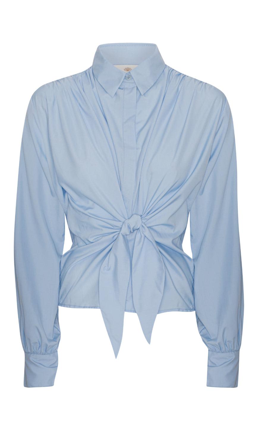 Karmamia Copenhagen Skjorte - Lee - Sky Blue Cotton