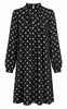 Say INA Copenhagen Kjole - Hazel - Black W. White Dots