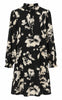 Say INA Copenhagen Kjole - Augusta - Black W. Flowers