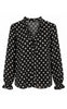 Say INA Copenhagen Bluse - Catja - Black W. White Dots