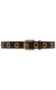 Depeche Bælte - Jeans Rivets - Dark Brown