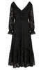 Say INA Copenhagen Kjole - Luna Elegance - Black Flower